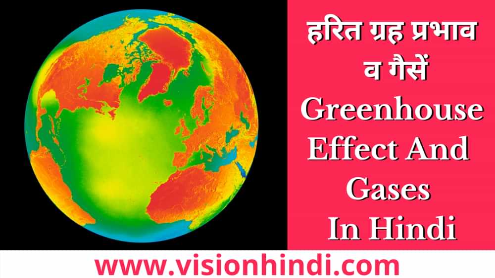 Greenhouse Effect And Gases In Hindi
