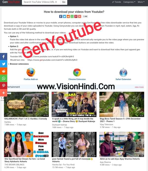 GenYoutube Download Youtube Videos (2022) | GenYt Download Youtube Videos